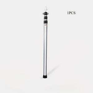 TEMU 조절 가능한 알루미늄 합금 야외 캐노피 폴대, 90.55/118.11인치 대형 야외 텐트 폴대, 3단 햇빛 가리개 지지대 폴대, 은색