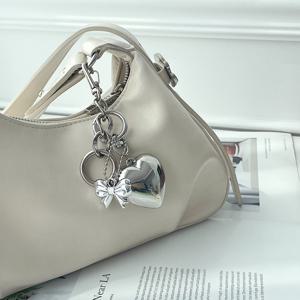 TEMU 통통 하트 키링