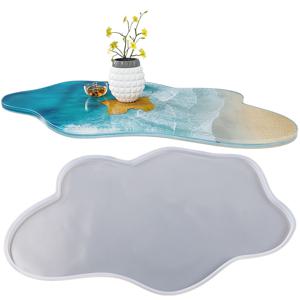 TEMU 대형 레진 테이블 몰드 세트 24인치 실리콘 트레이 몰드, 에폭시 레진용 샤르큐테리 보드, 리버 테이블, 커피 테이블, 모던 데스크 나이트 스탠드, DIY 커팅 보드, 홈 아트