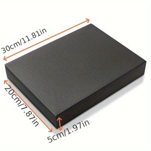 TEMU 소형 밸런스 패드 - 미끄럼 방지 및 무릎 지지대 포함, 안정성 훈련, 물리치료, 근력 운동, 여성 요가에 적합 - 체육관, PT 세션, 관절 운동에 이상적