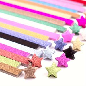TEMU 360pcs 오리기 스타파퍼, 18컬러, DIY 페이퍼 글리터, 공예 도구, 미술 용품, 봉제 재료, 핸드메이드 페이퍼 폴딩, 크리스마스 이스터 이드 알피트르 할로윈 선물 박스 장식 용품 (1pc = 1/8스퀘어) (1pc = 1/8스퀘어) 1/8스퀘어 1pc)