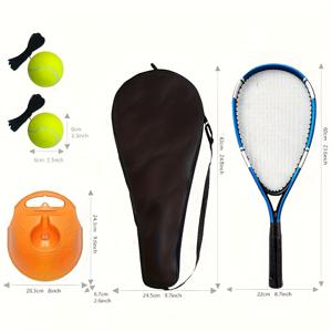 TEMU 1세트 테니스 트레이너 (바운싱 볼 및 연습 로프 포함), 실내외 훈련용