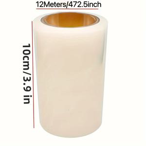 TEMU 정원, 과수원, 텐트 수리를 위한 12미터 길이의 필름 수리 테이프, UV 저항 PE 실링 테이프, 강력한 방풍 실링 폴리에틸렌 필름 테이프|텐트