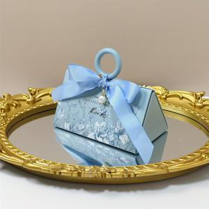 TEMU 10개 세트 우아한 꽃무늬 캔디 박스 (리본 & 진주 장식) - 결혼식, 기념일, 생일, 발렌타인데이 등에 완벽한 종이 선물 포장용 - 파티 용품 및 할로윈 선물 포장