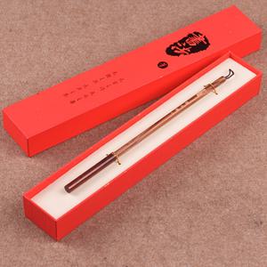 TEMU Zhenyan 보라색 모발 소형 서예 붓 + 빨간색 선물 상자, 소형 글자 쓰기용 붓, 케이스 포함 소형 붓, 윤곽, 페인팅 및 채색을 위한 보라색 모발 서예 붓