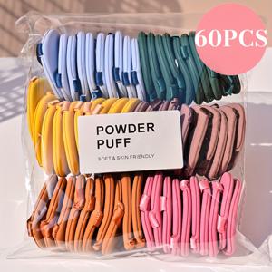 TEMU 라텍스 프리 멀티펑셔널 메이크업 퍼프 - 일반 피부용, 두피 & 얼굴 블렌딩, 파우더, 파운데이션, 블러쉬, 아이섀도우 즉각 커버 - 위생적, 라텍스 알레르기 걱정 없음