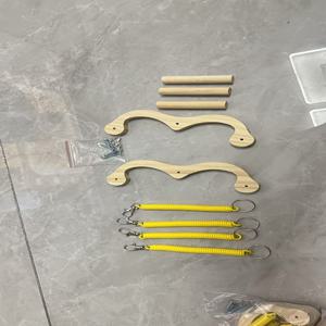 TEMU 파로트 봄가을 스윙 체어 - 고품질 재활용 노란색 탄성 체인, 튼튼한 금속 후크와 생동감 넘치는 노란색 액센트 - 7.1인치 폭, 버디지, 러브버드, 코카투스 실내/야외 펫 장난감