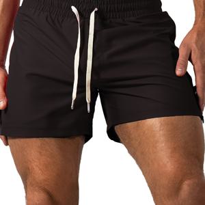 TEMU 남성 여름 스포츠 반바지, 짐, 해변 조깅 바지, 사이드 지퍼 트레이닝 반바지용 속건성 런닝 반바지