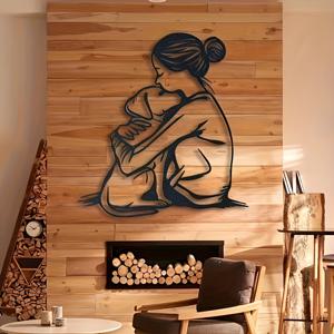 TEMU 독특한 레이저 각인 강아지 금속 벽 장식 - 강아지 애호가를 위한 완벽한 선물, 홈 데코 및 특별한 날(어머니날, 집들이, 생일, 발렌타인데이, 결혼식, 크리스마스)에 이상적. 완벽한 룸 장식