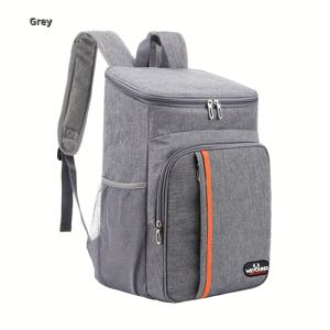 TEMU 아웃도어 단열 백팩, 캠핑 가방, 두꺼운 옥스포드 천 대용량 쿨러 백, 블랙 아웃도어 아이스 팩, 단열 백팩, 캠핑 및 아웃도어 활동에 적합, 비접촉식