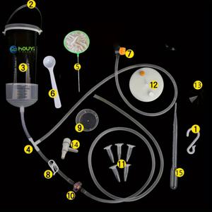 TEMU 수족관 바다 새우 부화 장치 (부화 튜브, 투명 부화 창 포함), 수족관 및 어장용으로 설계됨, 수생 애완 동물 사육에 적합, 어항에서 바다 새우를 부화시키는 도구 세트