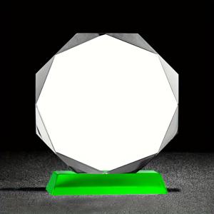 TEMU 1개 CRYSTOWN 대형 5.3인치 그린 트로피 메달 - 맞춤형 이름/로고 및 사진 각인 가능 - 골프, 댄스 대회, 노래 대회, 기업 시상식, 크리스마스, 발렌타인데이, 스승의 날, 어머니의 날에 적합한 헤비듀티 트로피