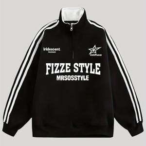 TEMU 남성용 빈티지 스타일 캐주얼 후드티 - 