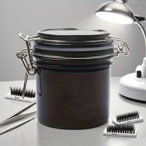 TEMU 누출 방지 밀봉 하단이 특징인 접착제 보관 용기. 헤어 익스텐션 및 공예에 이상적이며, 3병을 담을 수 있으며, 내구성이 뛰어난 플라스틱으로 제작되어 크리스마스, 할로윈 선물용으로 훌륭한 정리 용품입니다.