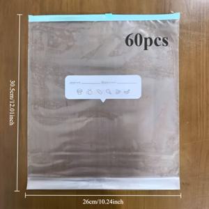 TEMU 지퍼형 보존 밀봉 백, 견과류용 자체 밀봉 백, 밀폐 보관 백, 곡물 및 시리얼용 냉동 백, 대용량 및 다양한 크기로 제공|냉동고