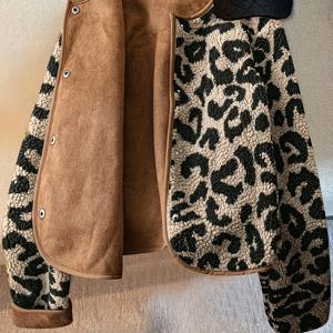 TEMU 가을/겨울 여성용 프린트 자켓