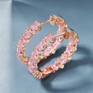 TEMU 2개 세트 반짝이는 5A 지르코니아 인레이 귀걸이, 가을/겨울 프로모션, 우아하고 다용도, 데일리 커뮤트/파티/웨딩/발렌타인데이/축제/어머니날/추수감사절/크리스마스 선물용