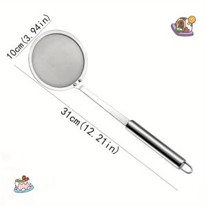 TEMU MAMSHIB 스테인리스 스틸 오일 분리 스푼, 오일 슬러지 필터, 오일 필터, 기름 및 거품 스키머, 미세 메쉬 식품 필터, 기름, 주스 및 거품에 적합. 수프, 육수 및 소스에 필수, 휴일(크리스마스, 할로윈) 저녁 식사 필수품, 액체 여과,실용적인 스키머,고품질 필터,그리스 제거제,수프 필터,음식 애호가