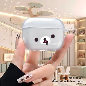 TEMU 세련되고 창의적인 귀여운 패턴의 헤드폰 케이스, 신년 선물로 적합. airpods 4, Airpods 3, Airpods 2, Airpods PRO 2, airpods 3 호환. 남녀공용 디자인으로 친구, 가족, 남자친구를 위한 선물로 완벽합니다.