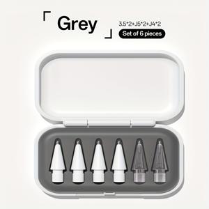 TEMU 애플펜슬 팁 교체용, 1세대 및 2세대 프로 USB 범용 iPencil Pro 호환, 모든 애플펜슬 시리즈 아이패드 팁 교체용