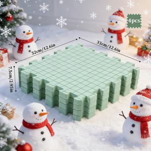 TEMU ONBAGLST 뜨개질 & 코바늘 뜨개용 블로킹 매트 세트 | 격자형 초고밀도 블로킹 보드, 휴대용 폼 매트 (실 공예 프로젝트용), 재봉 보관 | 초보자 및 선물 프로젝트에 적합