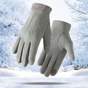 TEMU 남성용 기모 안감 두꺼운 따뜻한 장갑 | 업그레이드된 독일 벨벳 안감, 섬세하고 푹신함, 바디 열을 고정, 두꺼운 느낌이 아닌, 추운 날씨 및 민감한 터치스크린 사용에 이상적