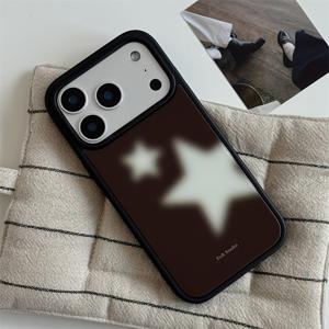 TEMU 폰케이스: Y2K 귀여운 별 소프트 젤리 폰케이스 아이폰 17Pro Max 17Pro 17Air 17 15 16 Pro Max 14 Pro 13 12 11 호환 광택 케이스 소프트 백커버 선물