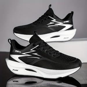 TEMU 남성용 마라톤 러닝화 - 통기성 좋은 갑피, 편안한 지지력과 부드러운 밑창, 피트니스, 아웃도어 스포츠, 마라톤 애호가를 위한 이상적인 선택|스포츠|운동화|런닝화