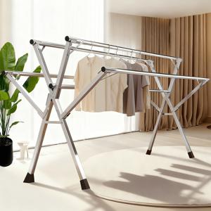 TEMU X자형 빨래건조대 스텐 접이식 이불건조대