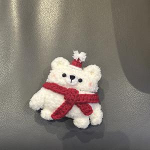 TEMU 1개 호환 에어팟 프로 1/2/3/4 케이스 - 귀여운 목걸이 곰돌이 디자인, 가벼운 플라스틱 커버, 에어팟 프로 이어버드 호환 케이스