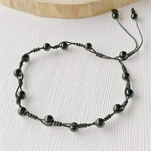 TEMU 이 조절 가능한 천연 흑운모 팔찌 및 발찌는 남녀 모두에게 완벽합니다. 자가 조절에 도움을 주고 모든 계절에 활용할 수 있는 다용도 액세서리입니다. 여성용 보호 흑운모 발찌는 가족, 친구를 위한 필수 선물로 적합합니다.