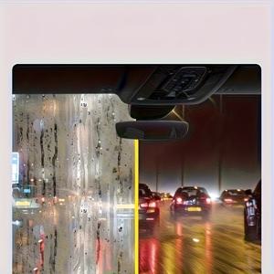 TEMU 다기능 윈드쉴드 데-포거 및 방수 와이퍼 | ABS 수지 바디, 사용자용 스펀지, 인체공학적 핸들, 윈드쉴드, 창문, 백미러 및 안경에 적합