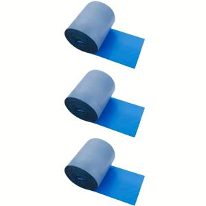 TEMU 3롤 경제적인 대형 산업용 방수 지붕 테이프 - 냉온 저항, 고강도 플라스틱 금속 지붕 실란트 (총 길이 6.6미터), 금속 타일 및 골판지 지붕에 적합, 간편한 부착, 오래 지속되는 밀봉