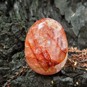 TEMU 고품질 화재 쿼츠/헤마토이드 쿼츠 팔미스 스톤, 하트 모양 , 마사지용 고체 천연석, 홈 , 파티 답례품, 발렌타인데이, 크리스마스, 새해 선물, 공예, 피부 친화적