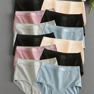 TEMU 구름처럼 부드러운 원단으로 만들어진 10가지 색상의 랜덤 속옷 1개 발송. 미디라이즈의 심리스 컷으로 착용할 때 흔적 없이 가는 페이크 데님; 간편한 단색은 모든 의상과 매치됩니다.