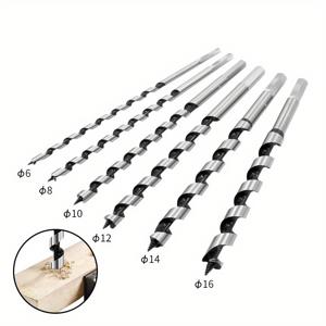 TEMU 230/460mm 연장 드릴 올 드릴 비트 세트 6/8/10/12/16/25mm 롤러 비트 헤드 목공 드릴링용 핸드 도구