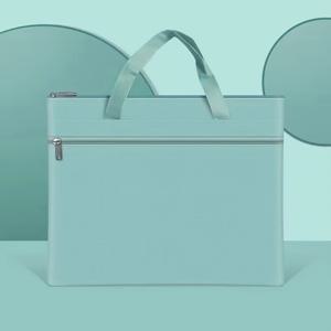 TEMU 학생용 대용량 휴대용 이중 레이어 지퍼 파일 가방, 자료 정리 및 보관용으로 디자인, 방수 기능으로 개인 튜터링에 적합