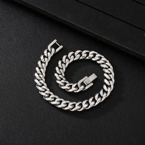 TEMU 8mm 마이애미 쿠바 팔찌 | 힙합 스타일 304 304L 304 304L 스테인리스 스틸 체인, 마르디 그라, 성 패트릭 데이, 데이를 위한 패션 액세서리 - ICED CHICS