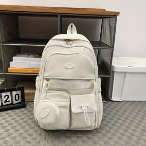 TEMU 여성용 백팩, 캐주얼하고 다재다능한 스타일을 연출하는 넉넉하고 편리한 스포츠 여행 가방, 대학 분위기로 완벽합니다.