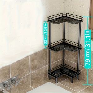 TEMU 스테인리스 스틸 욕실 코너 샤워 캐디|욕실선반|화장실선반