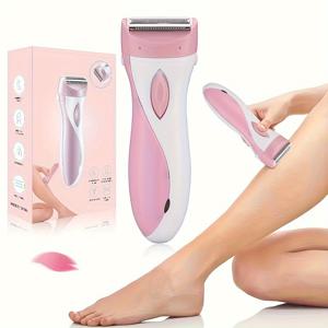 TEMU 여성용 전기 면도기 - USB 전원 여성 면도기, 다용도 포일 면도날 (스테인리스 스틸), USB 충전식, 얼굴 털, 겨드랑이, 팔, 비키니 라인, 다리 및 전신 제모에 적합 - 부활절 선물로 완벽