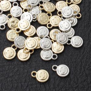 TEMU 100개 9×12mm 아크릴 라운드 얇은 펜던트 플라스틱 CCB 골드 및 실버 DIY 주얼리 만들기용, 목걸이 팔찌 귀걸이 키체인 액세서리 장식 선물 공예