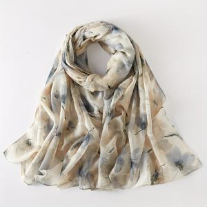 TEMU 보호 시크 경량 발리 원사 스카프 - 통기성 & 투명, 레이어링 또는 숄 랩에 완벽, 여성 패션 액세서리