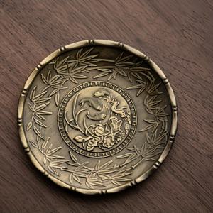 TEMU 빈티지 캔들 홀더 & 코스터 - 캔들/초콜릿/트러플 호환 - 광택 금속 베이스, 손세탁 가능 - 웨딩, 휴일, 이드, 크리스마스, 부활절 테이블 장식 - 코스터 컵 패드