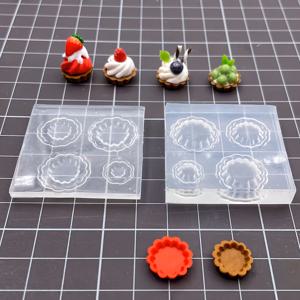 TEMU 초경량 레진 클레이 양면 3D 트레이 실리콘 몰드용 미니어처 플레이 트레이 베이스 실리콘 몰드.
