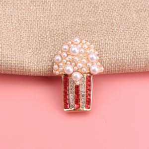 TEMU 세련되고 우아한 팝콘 스타일 브로치