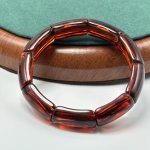 TEMU 천연 버마 담배향 앰버 레드 카나우바왁스 반달형 수제 꿰기 혈통 허니콤 앰버 스트레이트컷 수제 꿰기 구슬, 남녀공용. 우아한 앰버 액세서리, 데일리웨어 또는 사려 깊은 크리스마스 선물용으로 완벽