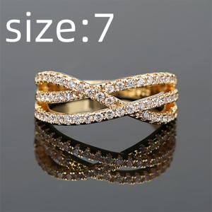 TEMU 1개, 유럽 및 미국 패션 젊고 화려한 정교한 구리 합성 큐빅 지르코니아 반지. 휴일 파티, 무도회, 크리스마스, 추수감사절, 일상 착용, 결혼 약혼 반지, 데이 선물, 청소년용