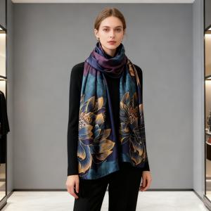 TEMU 여성을 위한 가벼운 숄, 다크 배경에 금색 포인트가 돋보이는 스타일리시한 이브닝 랩, 데이트나 포멀한 행사에 완벽, 포멀한 행사에 어울리는 세련된 스카프