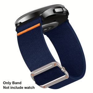 TEMU 삼성 7/6/4, 5 프로/액티브2/FE용 나일론 밴드 - 40mm/44mm/47mm/43mm/42mm/46mm 스포츠 스트랩, 20mm 시계 밴드